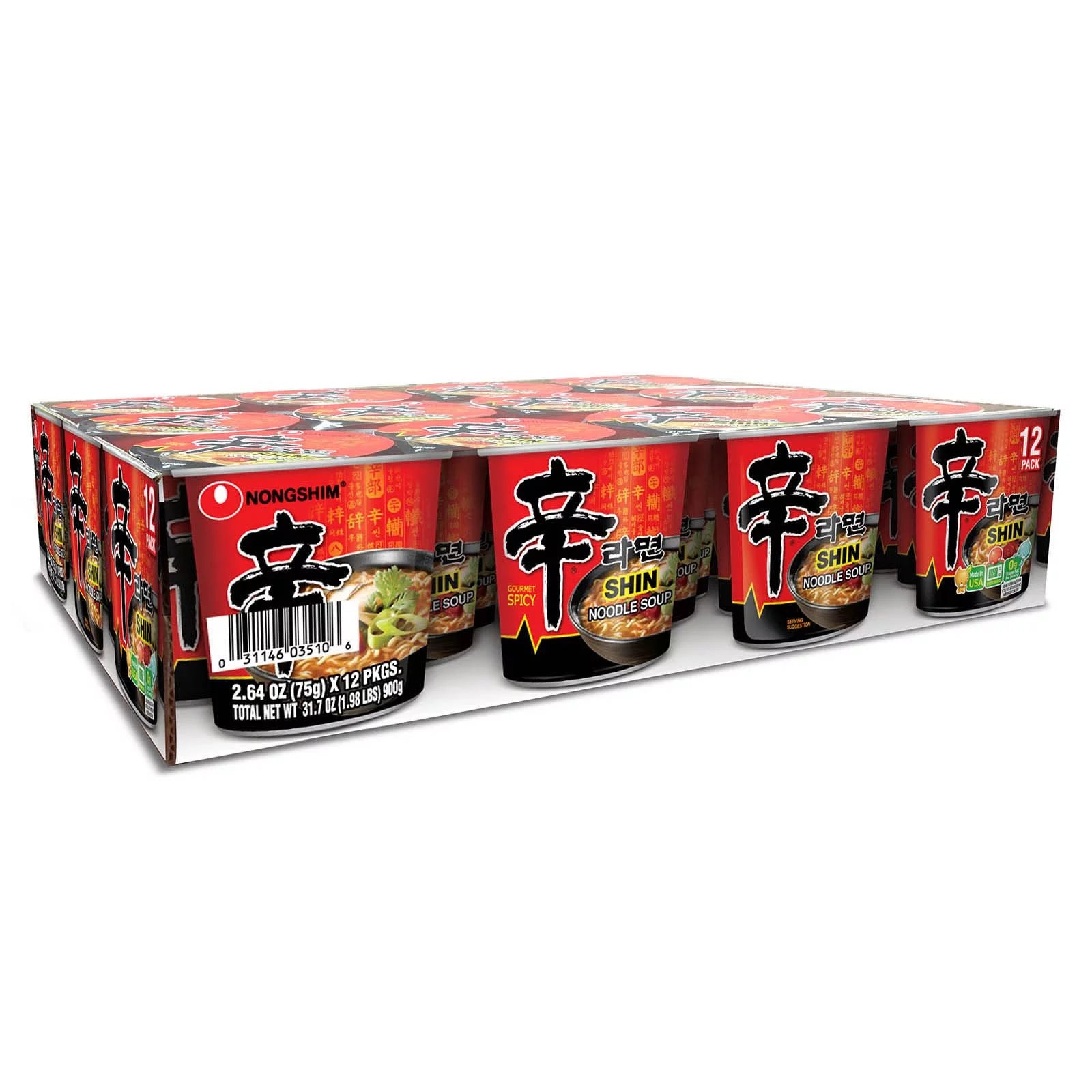 12 Pk 2.64 oz Cup Noodle Soup E6732