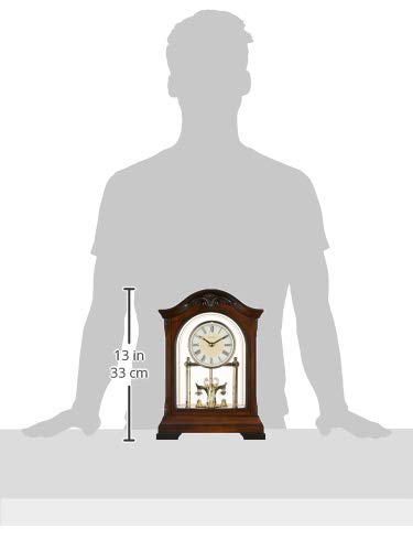 Walnut Chiming Clock T253
