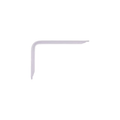 White 12 inch Bracket Shelf (Case of 20) F9703