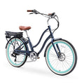 EVRYjourney Women's Electric Bike, Step-Through Touring Hybrid eBike, 250/500 Watt Motor, 26" Bicycle D768
