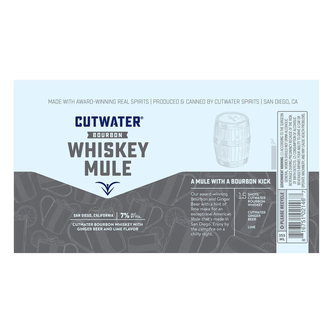 Bourbon Whiskey Mule 4PK S8164