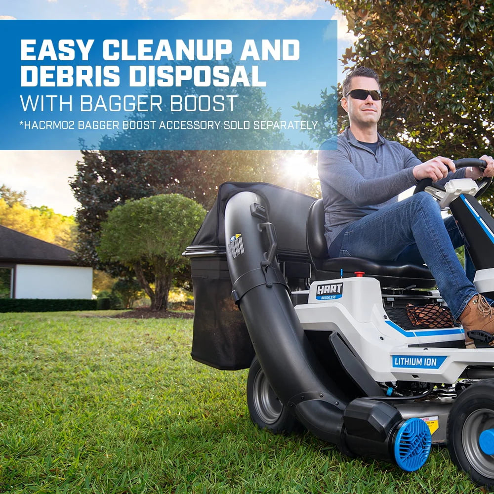 80-Volt 30-inch Deck Lithium-Ion Riding Lawn Mower Kit S41871