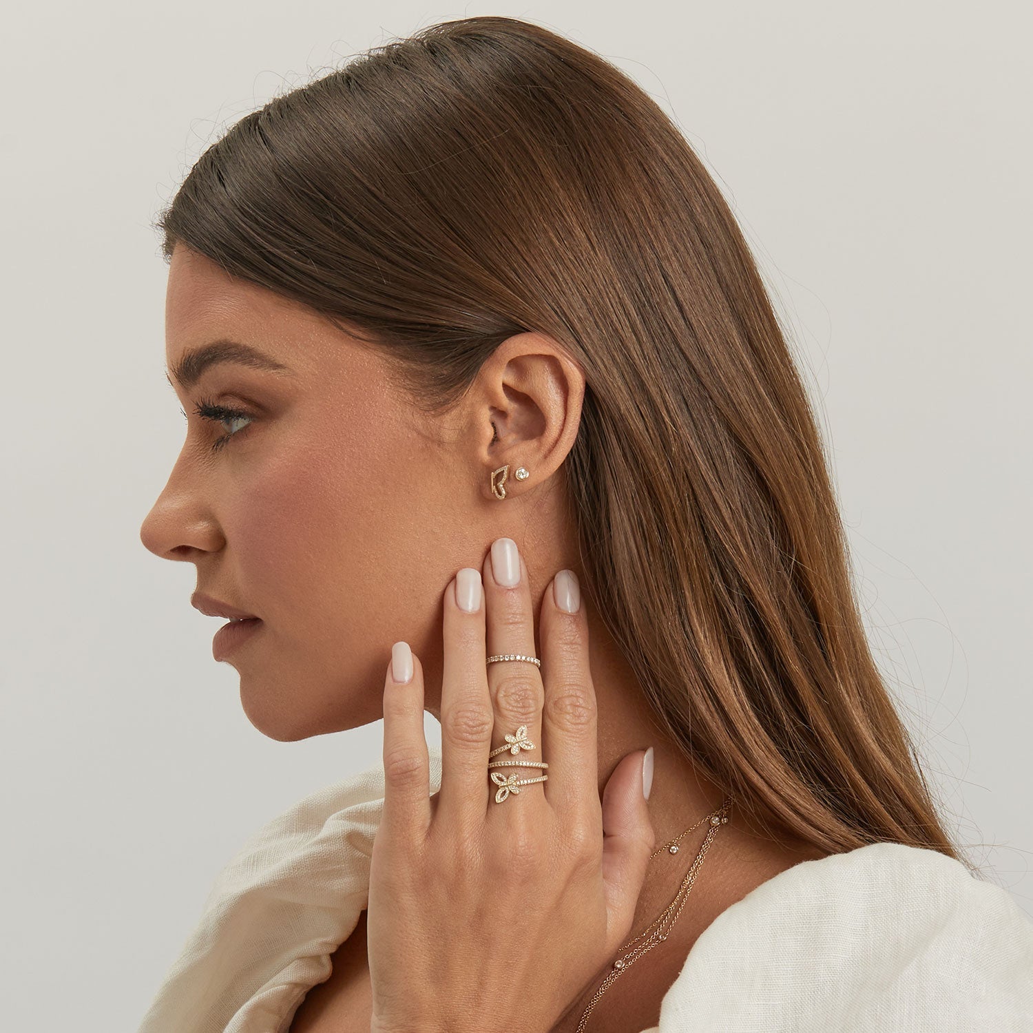 Butterfly Wing Earring O51513