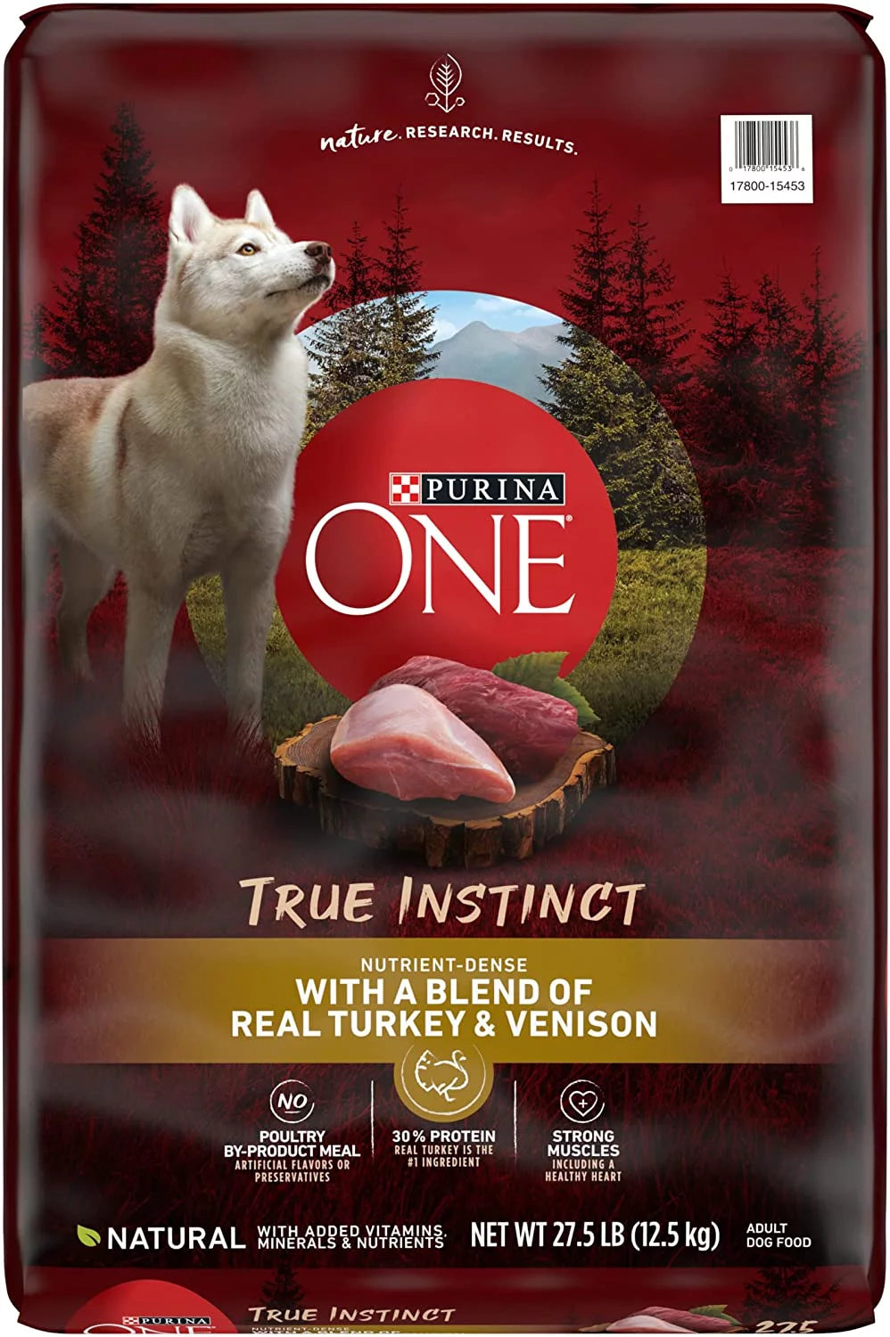 27.5 lb. Dry Dog Food with Real Turkey & Venison D3863