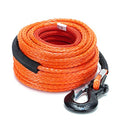 1/4" x 50ft 9500lbs Synthetic Winch Rope with Protective Sleeve I32382