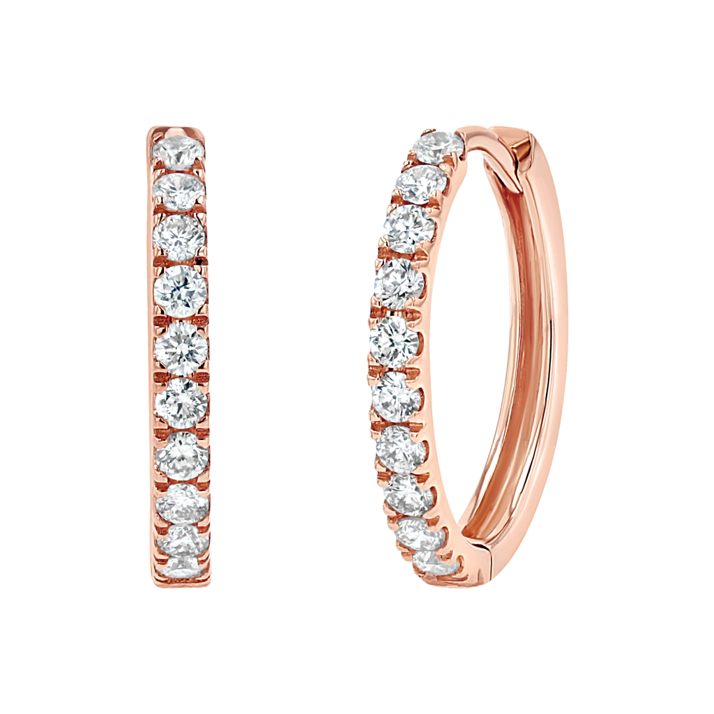 Diamond Huggie Hoops S35124