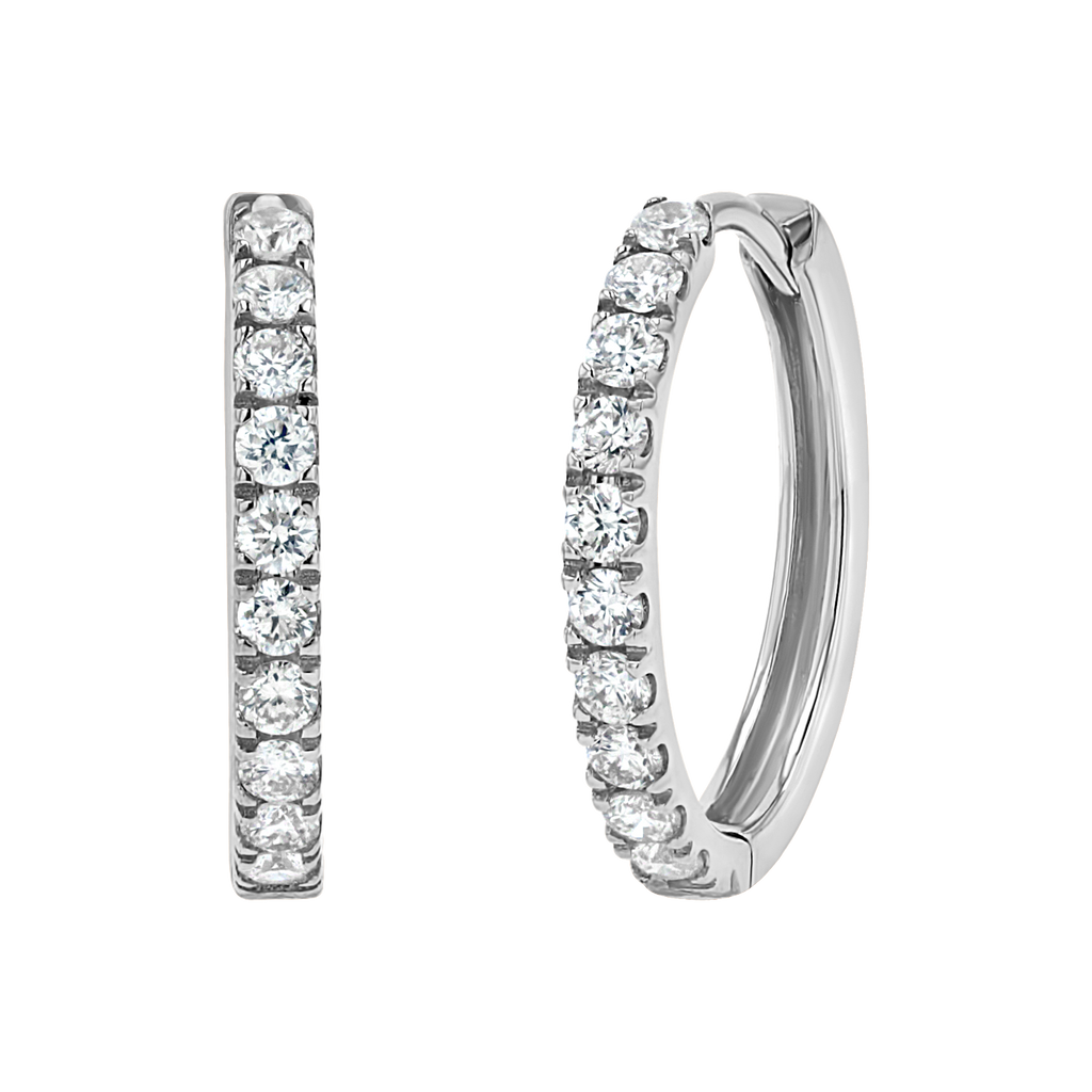 Diamond Huggie Hoops S35124