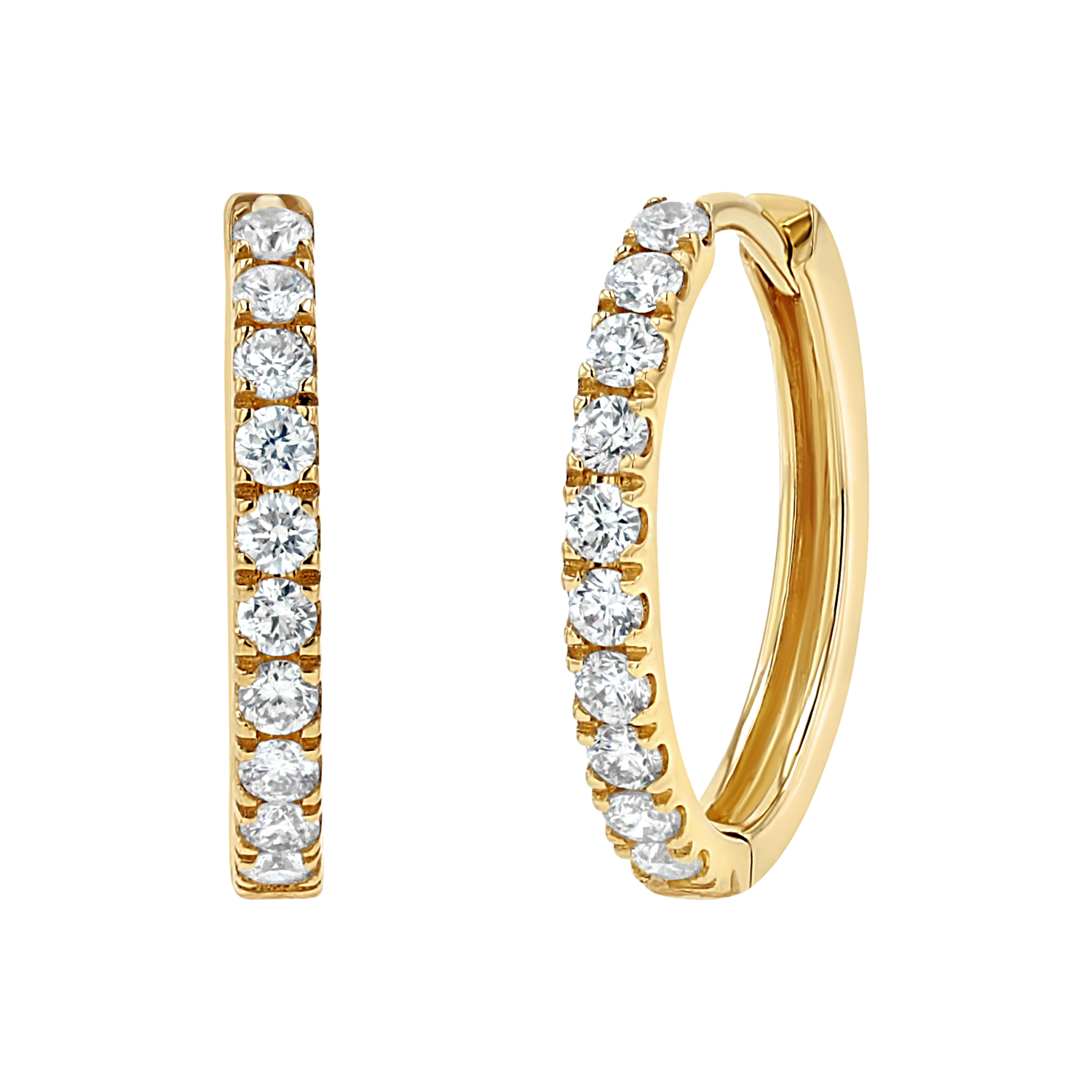 Diamond Huggie Hoops S35124