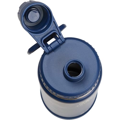 18 oz Midnight Blue Double Stainless Steel Insulated Water Bottle with Spout Lid A327207