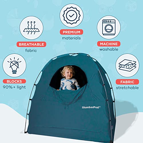 Teal Blackout Sleep Tent Q959