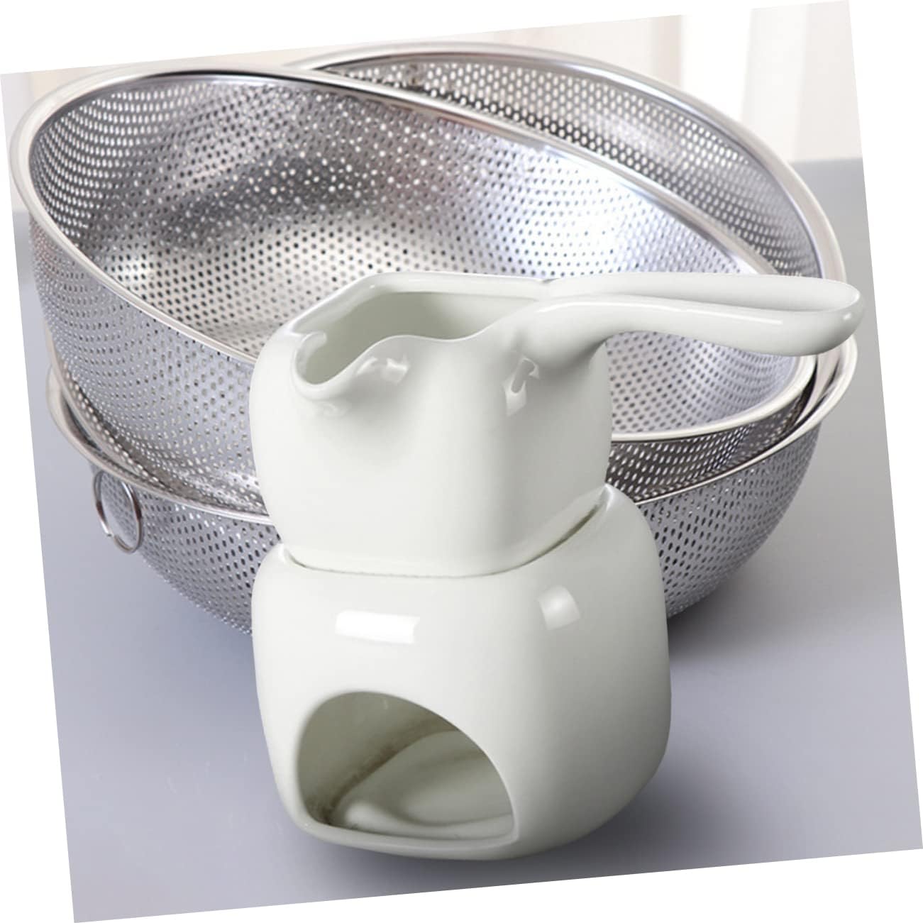 White Ceramic Chocolate Melting Pot M509881