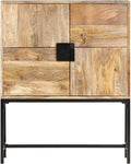 Solid Mango Wood Highboard 31.5"x11.8"x39.4" M51702