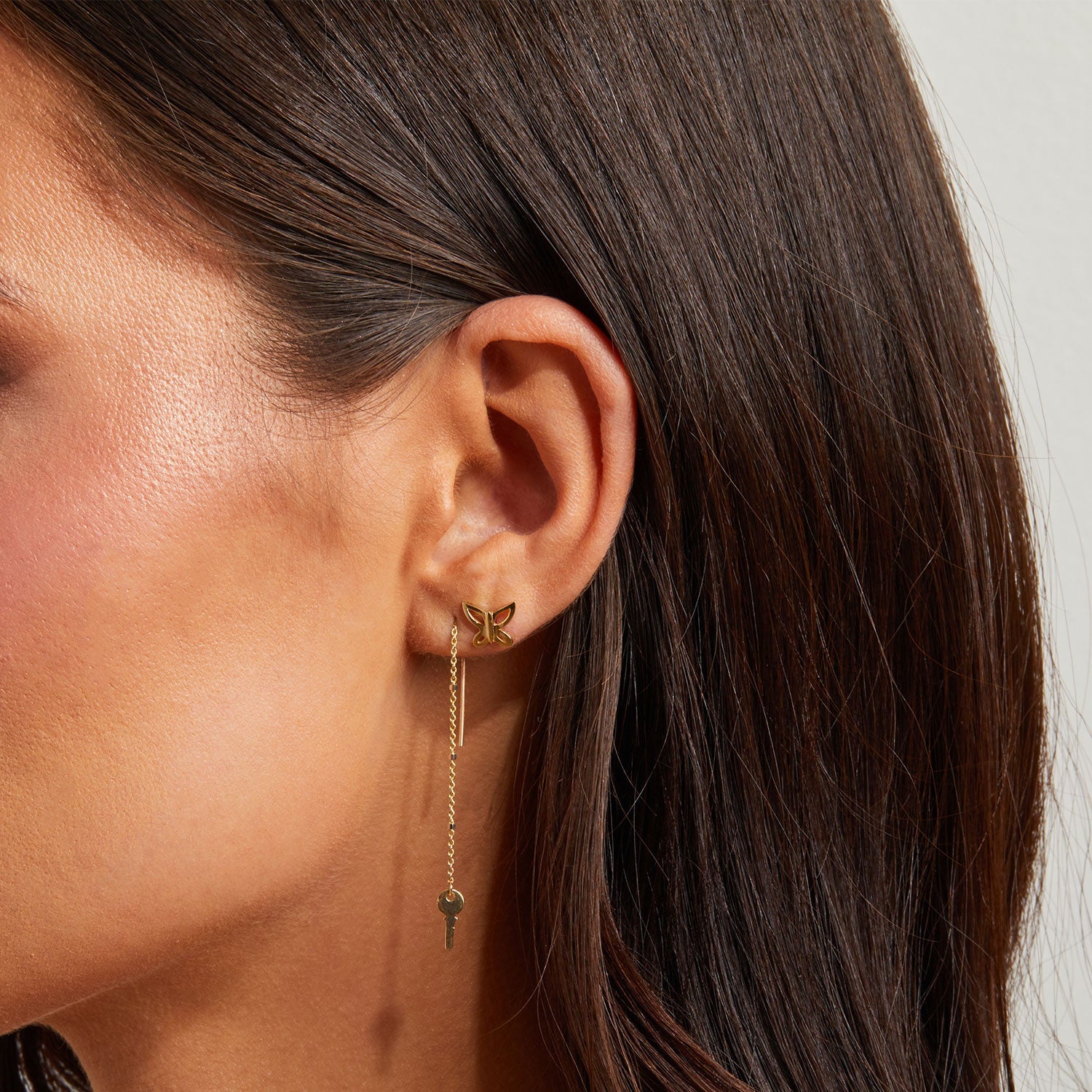 Chain Threader Earring H2926