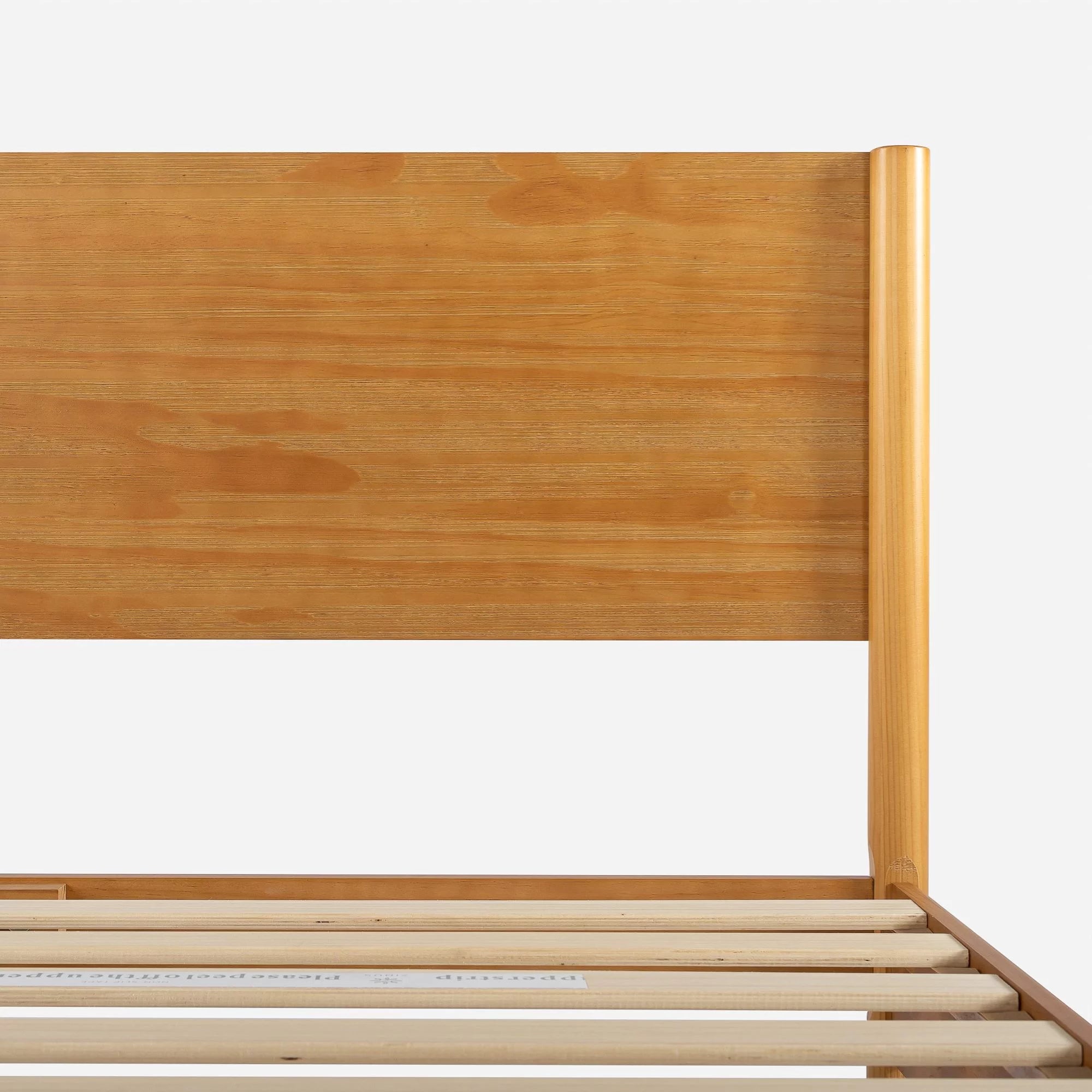 Full Wood Platform Bed Frame V8885