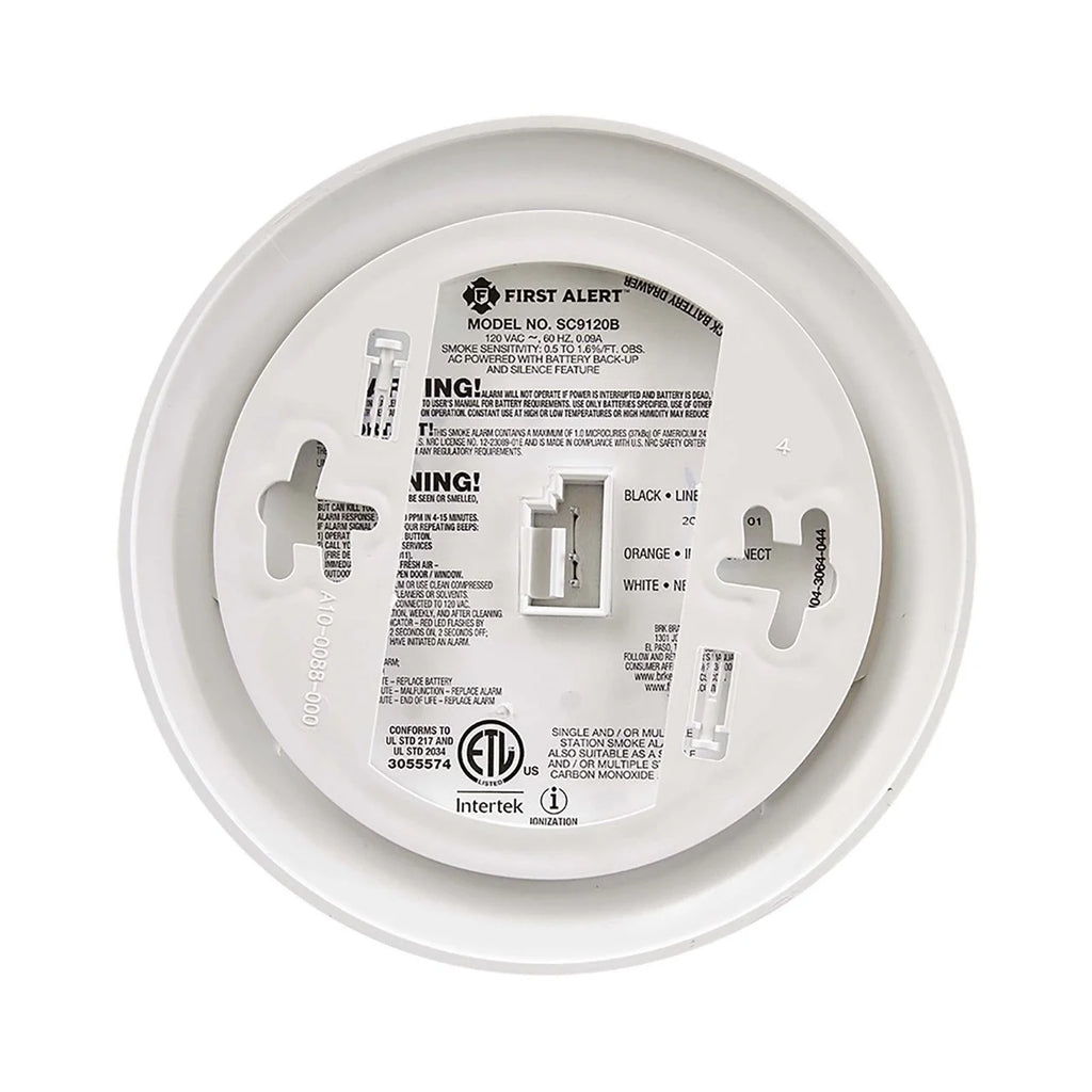 2 Pack Hardwired Smoke & Carbon Monoxide Detectors 2-in-1 D89742
