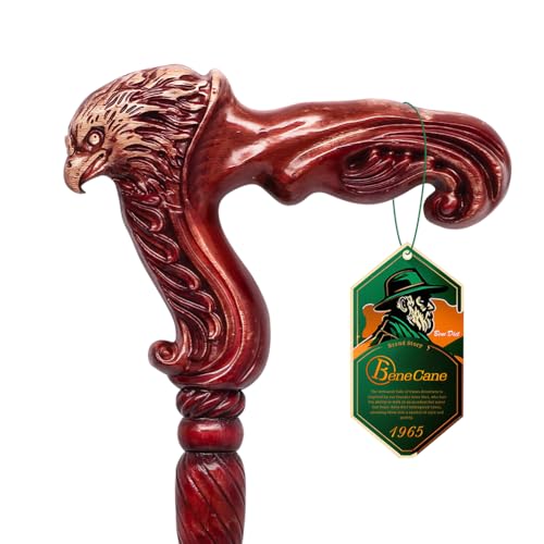Handmade Wooden Walking Cane with Detachable Eagle Handle M11453