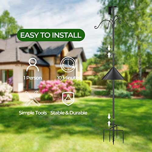 92 Inch Heavy Duty Bird Feeder Pole H7139