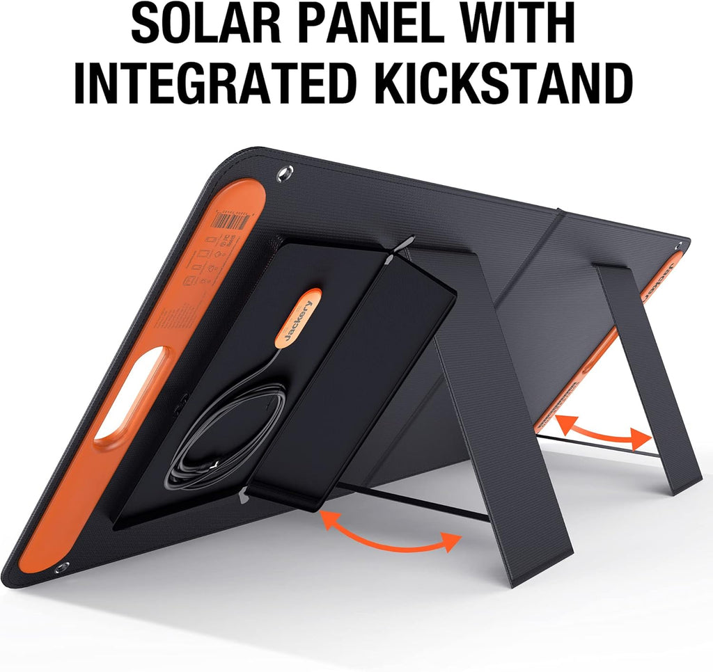 Solar Generator 1500 with 100W Solar Panel and Lithium Battery Pack V1010