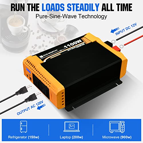 1.6KWH Complete Solar Panel Kit 400W 12V with 40A MPPT Charge Controller, 12V 100Ah Lithium Battery, 1100W Solar Power Inverter, Bluetooth Module Q4449