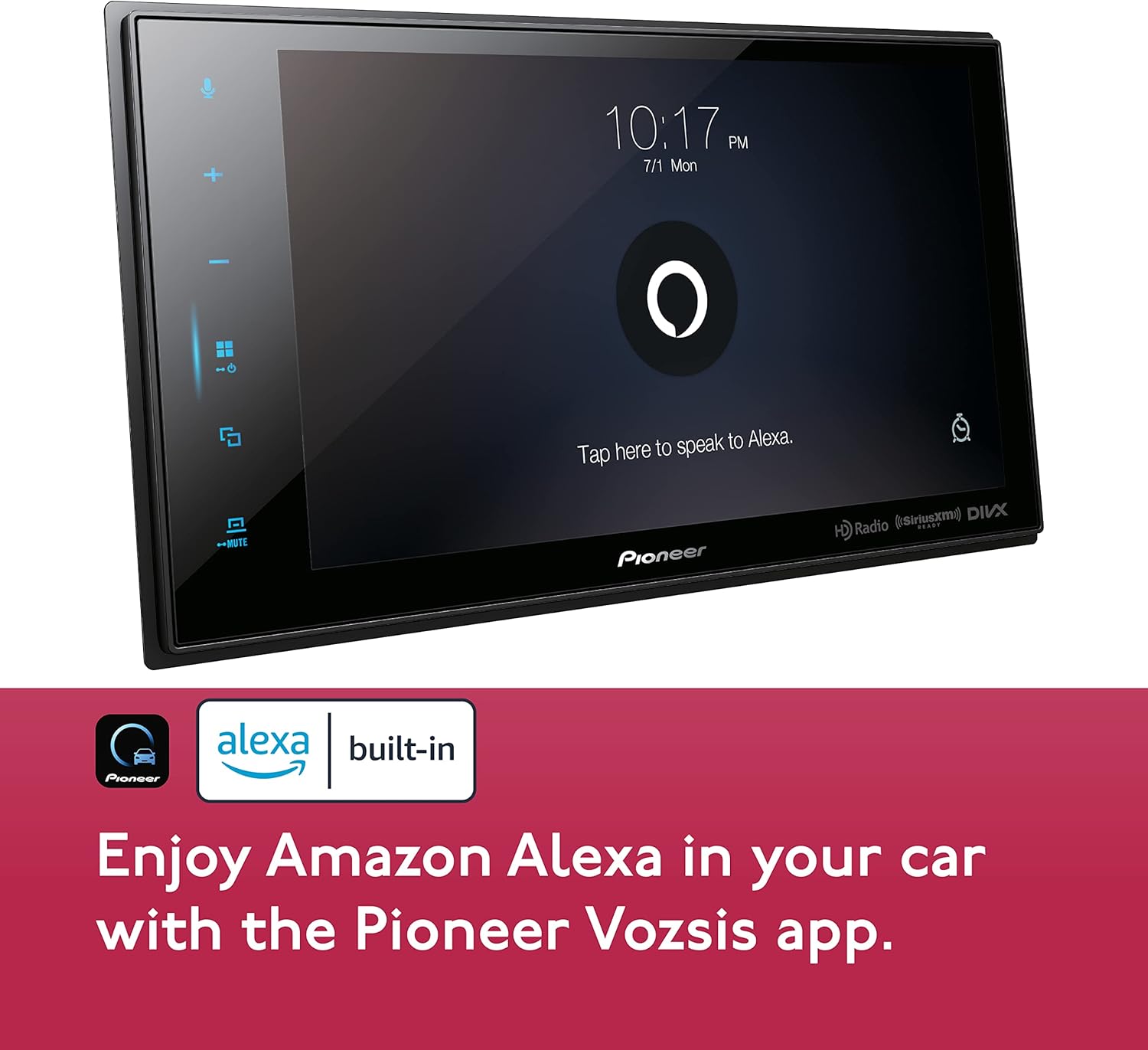8-inch Digital Media Receiver Wireless Carplay Android Auto Bluetooth HD Radio H138