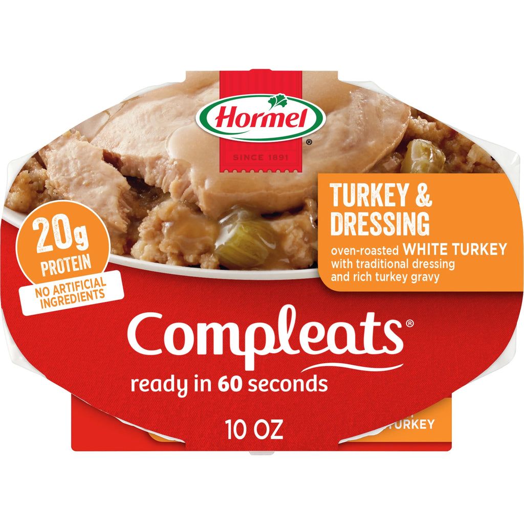 Turkey & Dressing 6-Pack, 10 oz Plastic Tray C173177