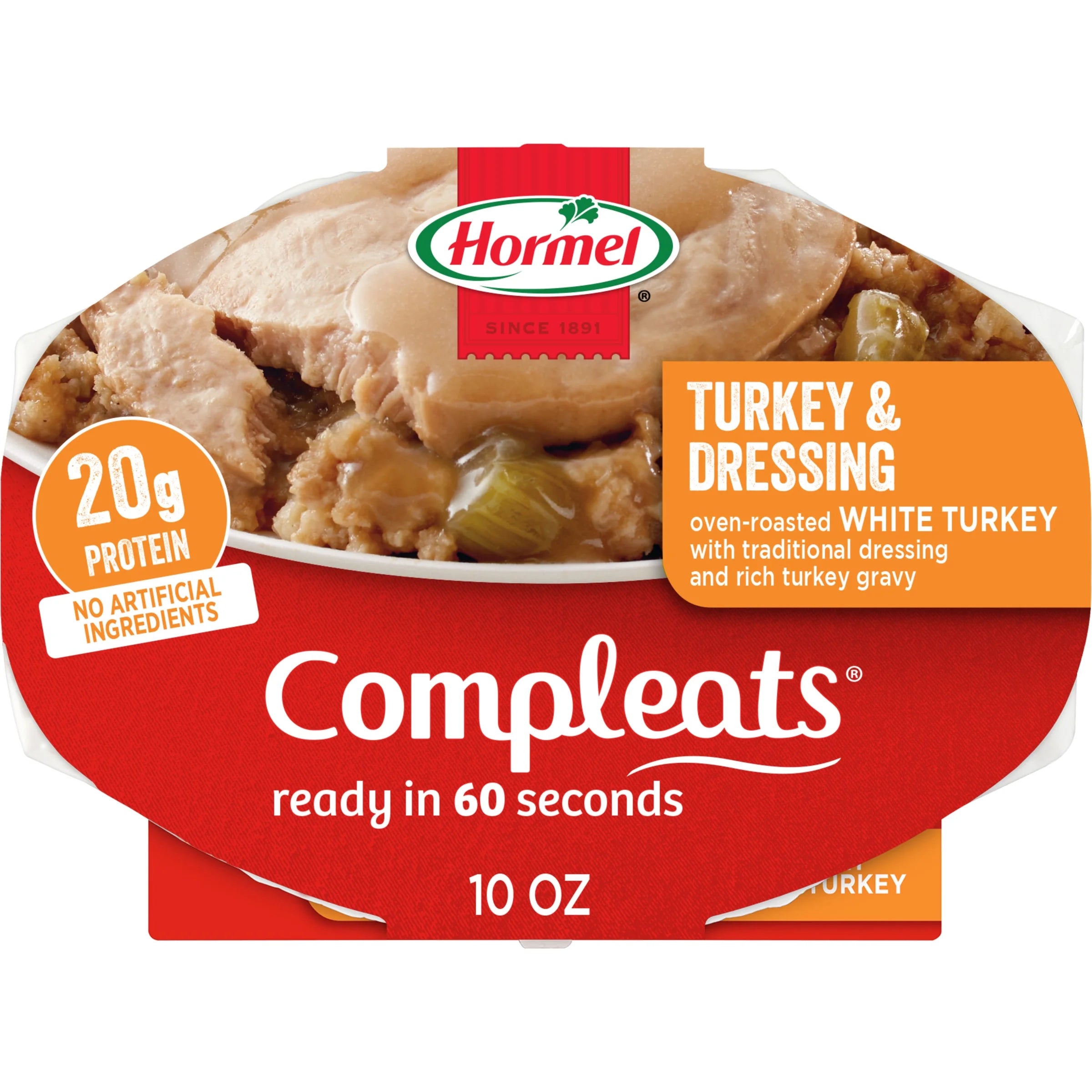 Turkey & Dressing 6-Pack, 10 oz Plastic Tray C173177