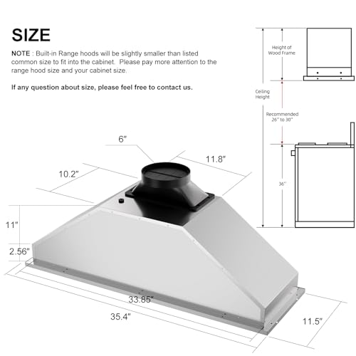 900 CFM Voice Control Kitchen Range Hood M6037