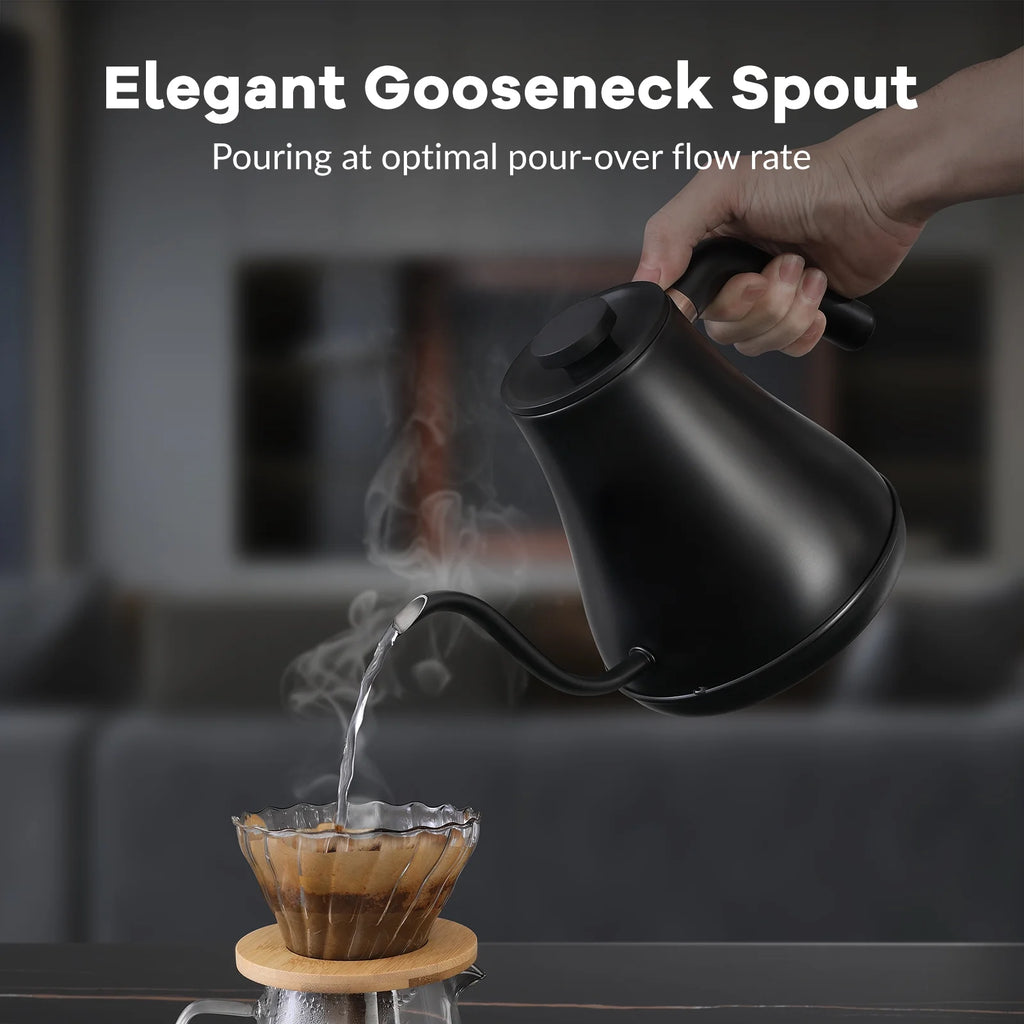 Electric Gooseneck Kettle 0.8L 1200W Matt Black K538
