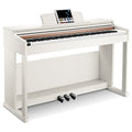 White Weighted Action Digital Piano with Furniture Stand G944