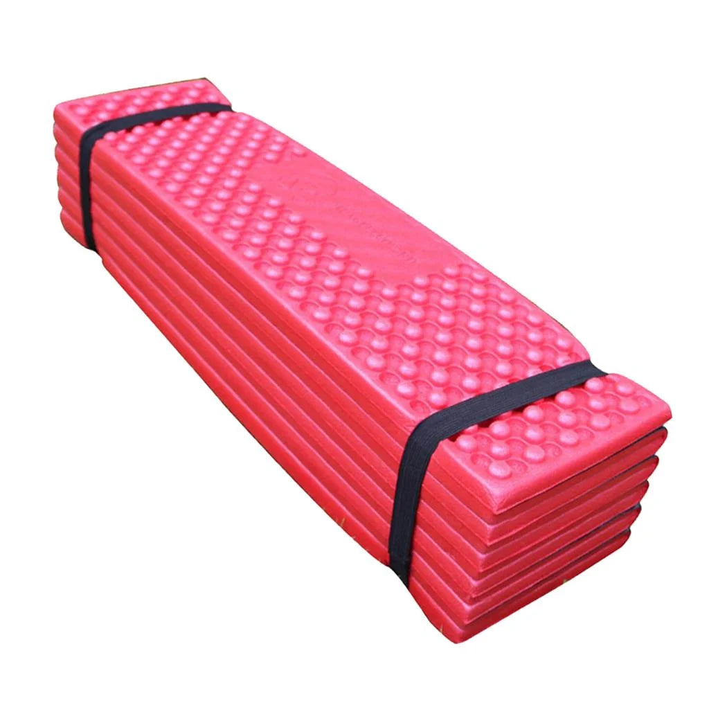 Red Portable Folding Camping Mat U6672