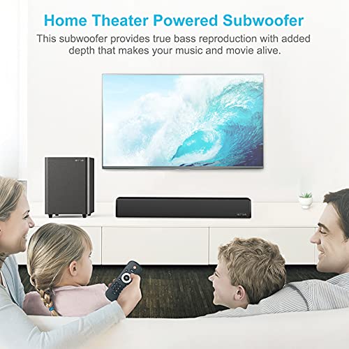 Powered Subwoofer with Coaxial Cable M98165