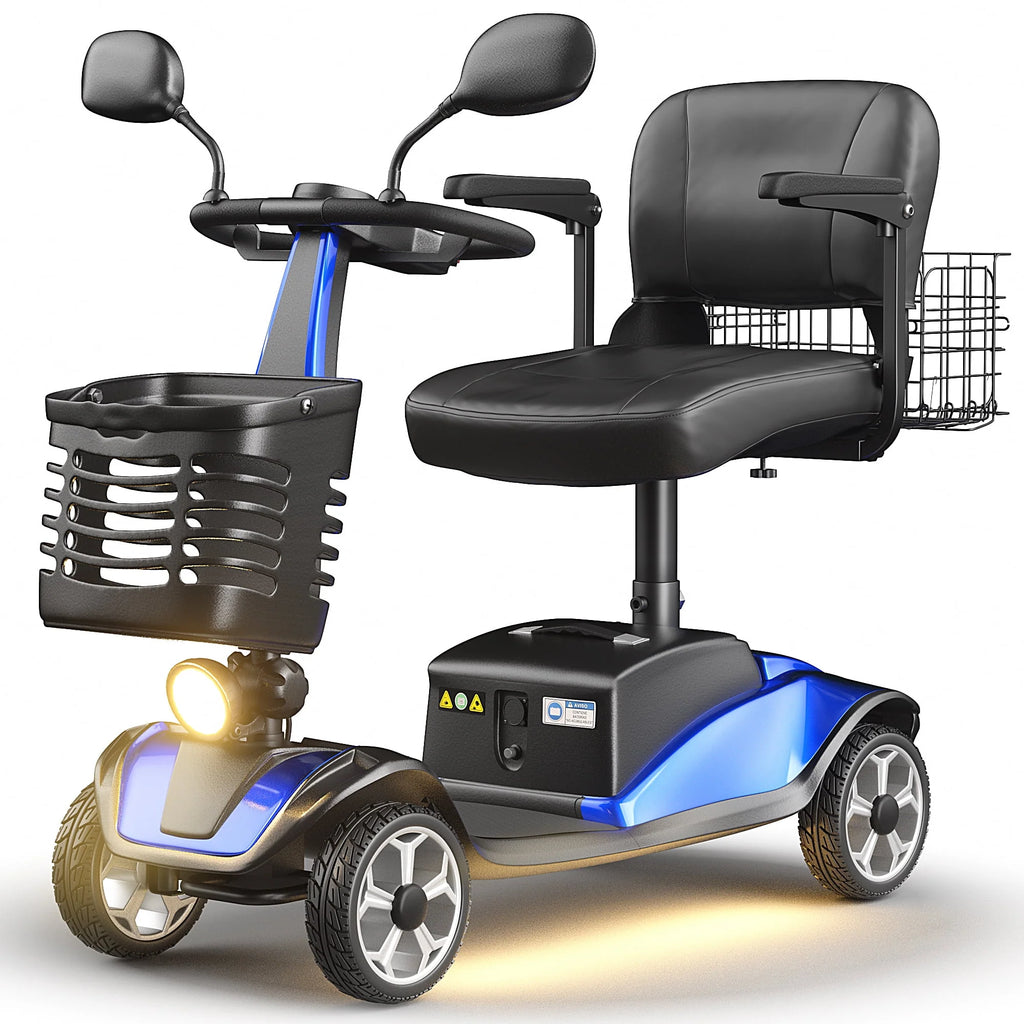Red Foldable 4 Wheel Mobility Scooter G7968