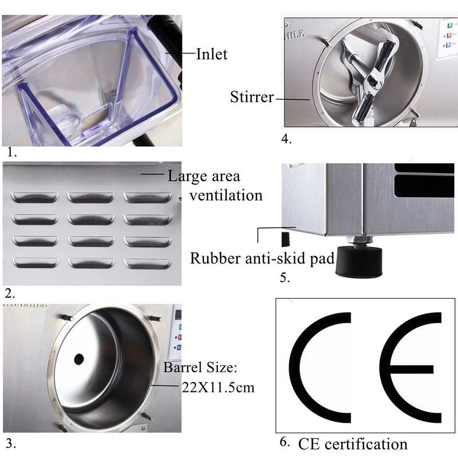 Commercial Desktop LCD Ice Cream Maker Y9694