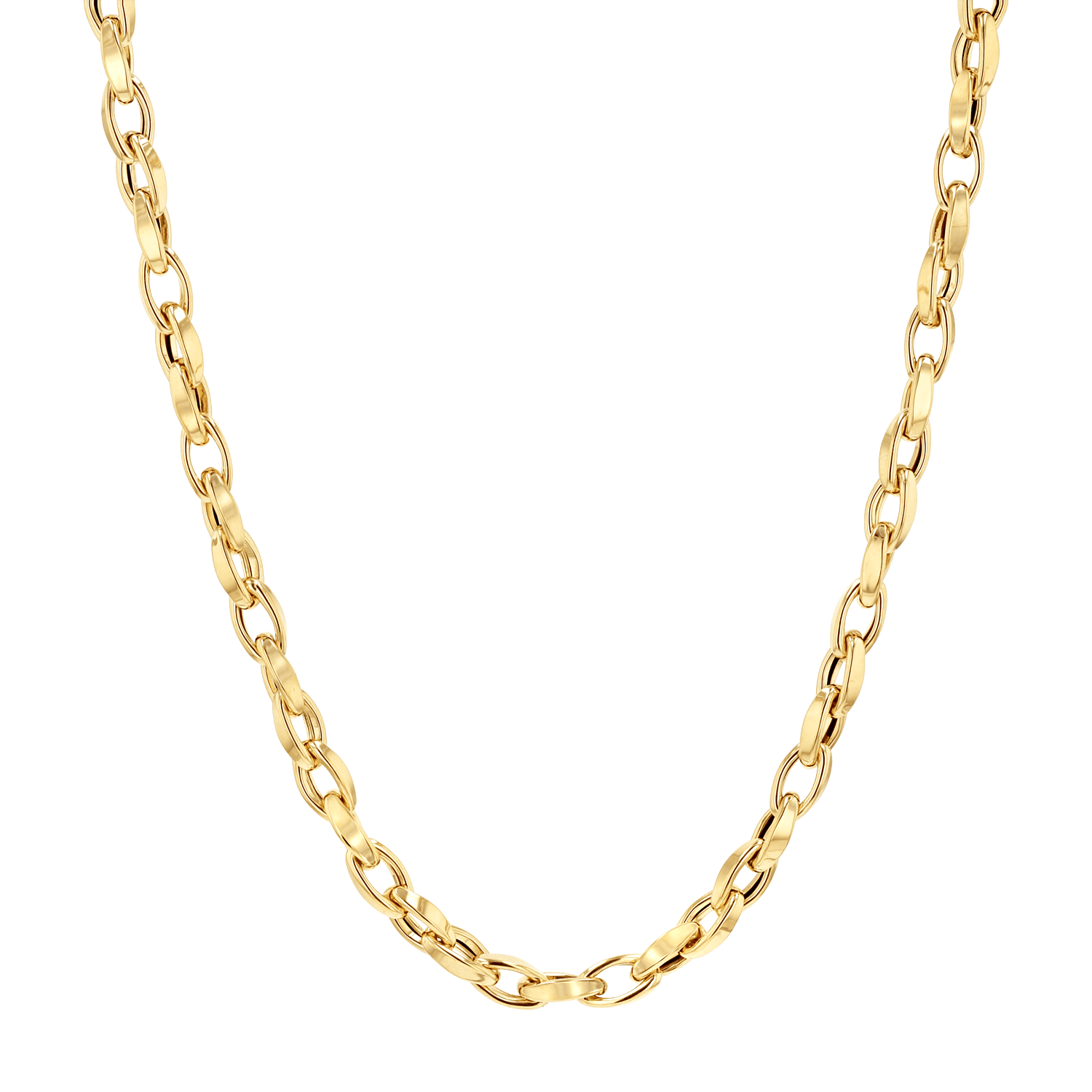 Twist Link Chain Necklace G690