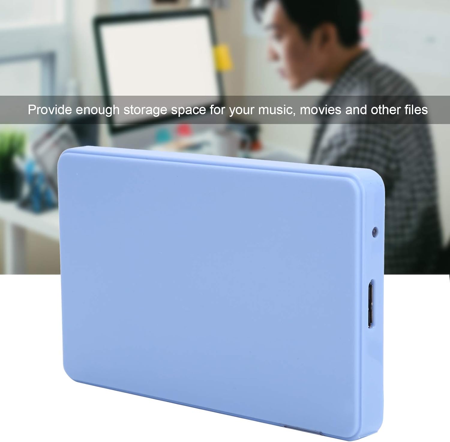 2.5 Inch Blue 2TB Portable External Hard Drive C761207
