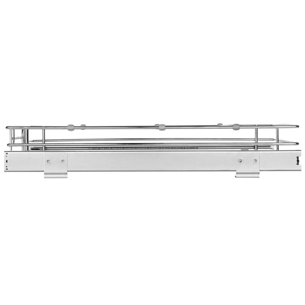 2 Pack Chrome Steel Pull Out Cabinet Organizer B18939