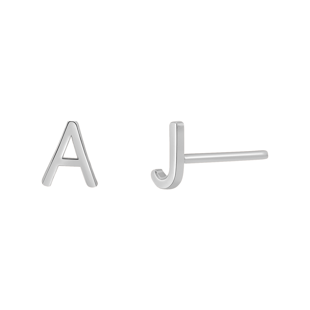 Solid Letter Studs F167