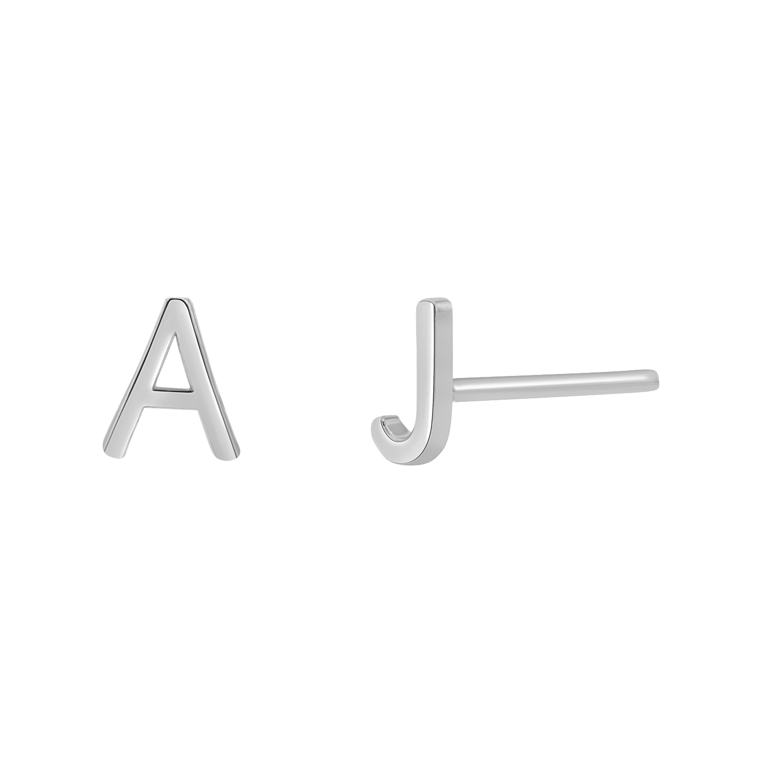 Solid Letter Studs F167