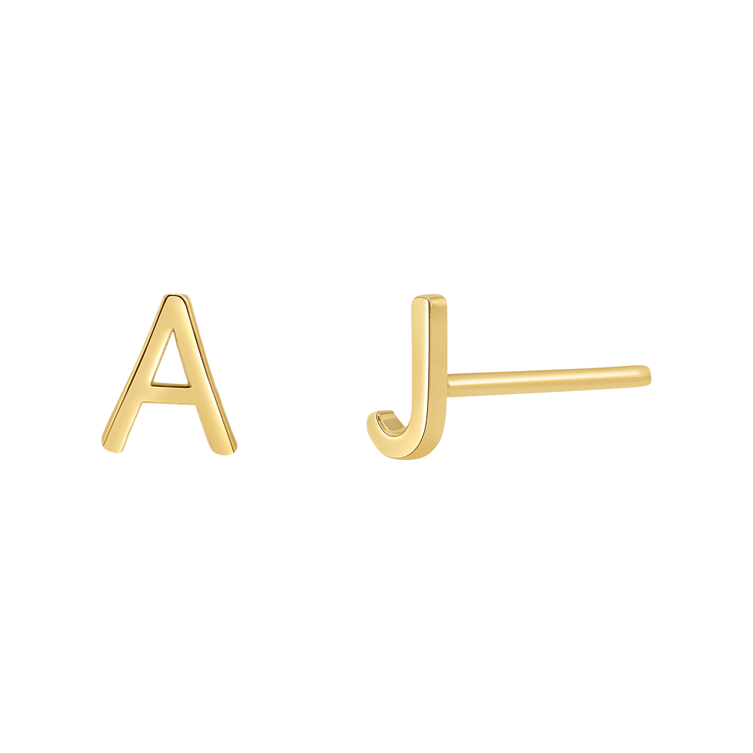 Solid Letter Studs F167