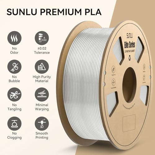 Black PLA+ 1.75mm 1KG 3D Printer Filament T481