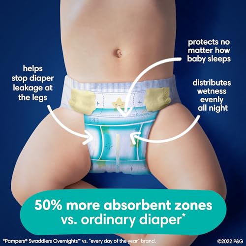 Size 4 Disposable Baby Diapers, 58 Count K790