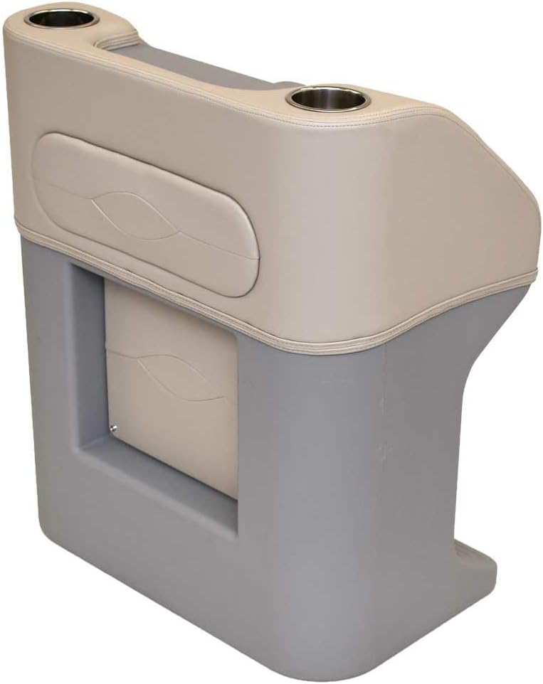 Gray Pontoon Boat Steering Console H5656