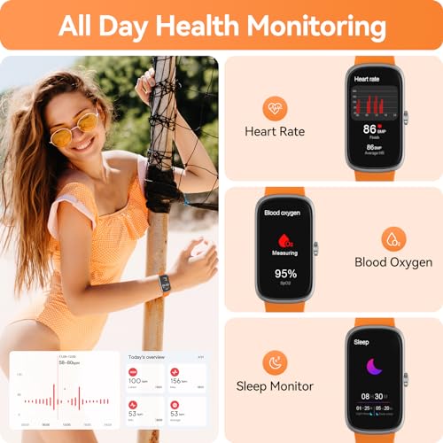 IP68 Waterproof Fitness Tracker with Heart Rate Monitor B9827