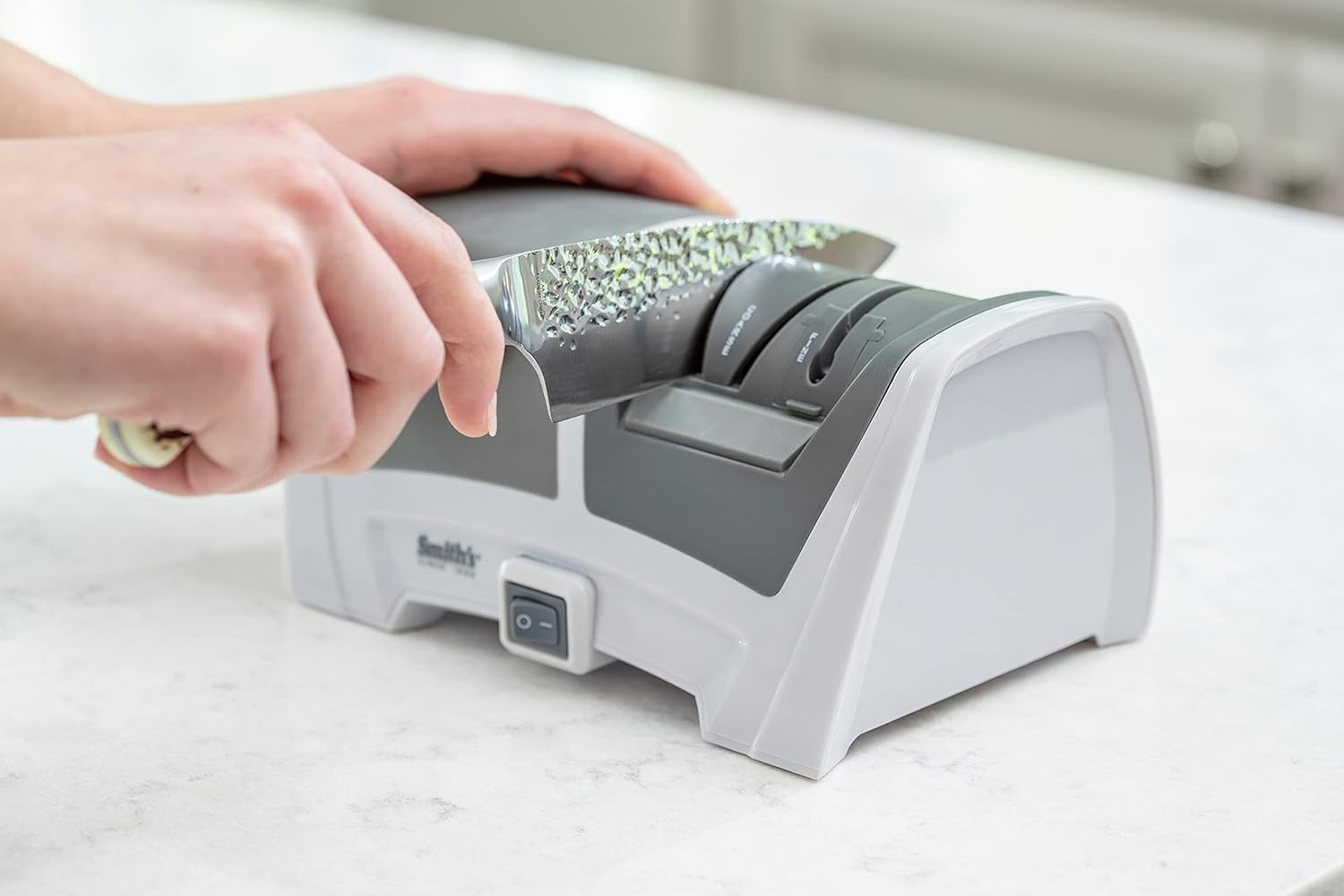 Gray/White Electric Knife Sharpener V898522