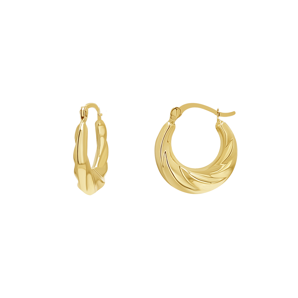 Petite Croissant Hoop Earrings Q23843