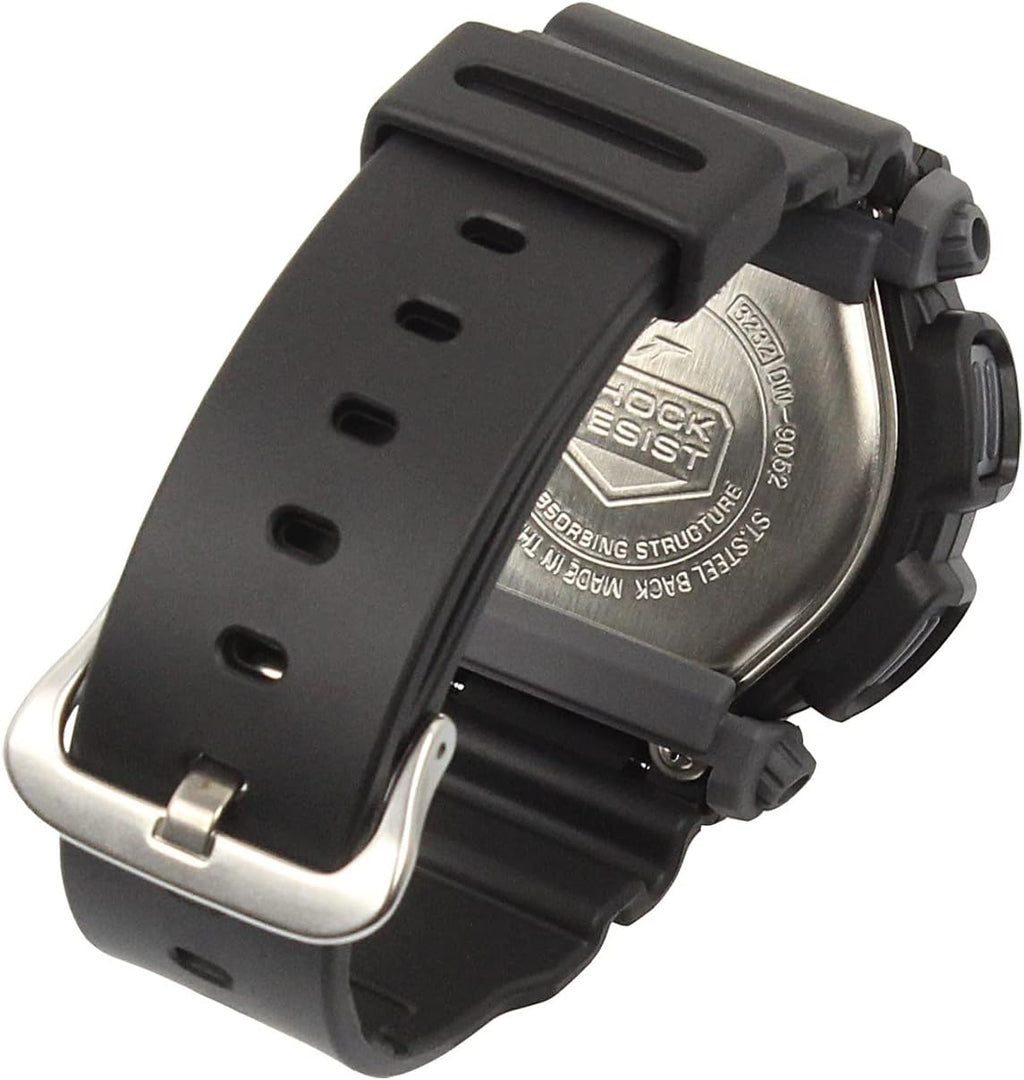 Black Dial Resin Band Watch N900