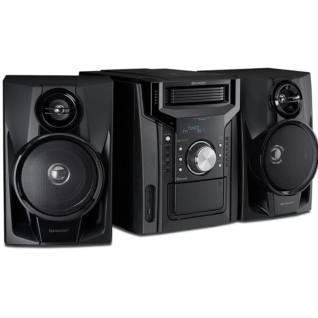 240W 5-Disc Mini Shelf Speaker System with Cassette B997