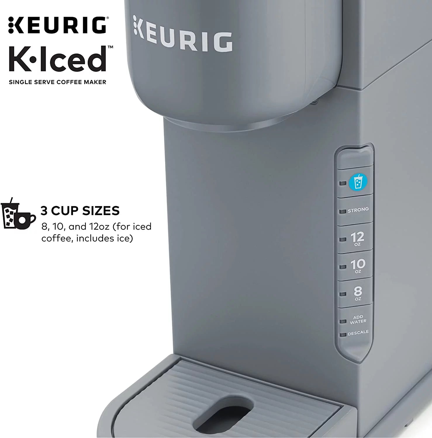 Gray Single Serve Coffee Maker V84129