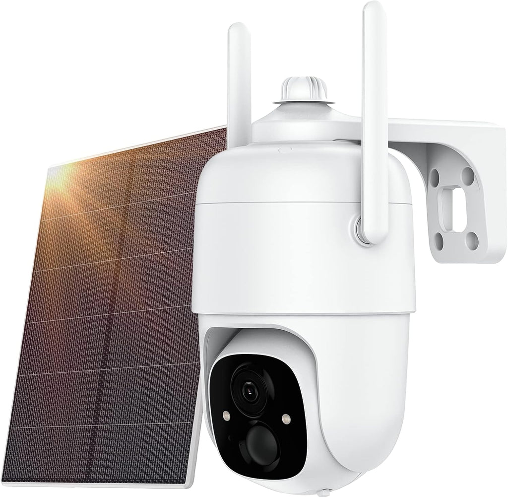 Solar Powered Wireless Security Camera with Color Night Vision T186