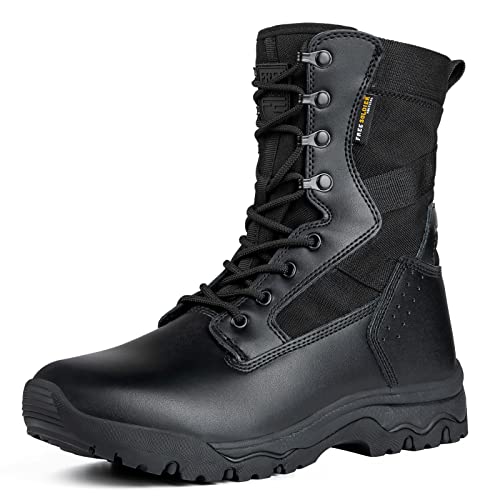 Men's Tactical Boots 8 Inches Lightweight Suede Leather Military Work Boot B61030